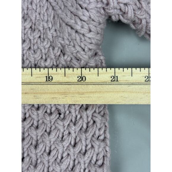 Renee C. Chunky Knit Cardigan Open Front Women's Medium Pink NWT - Picture 6 of 13